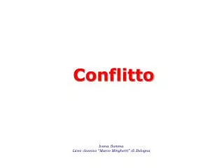 conflitto