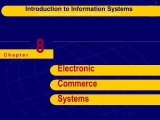 Electronic Commerce Systems