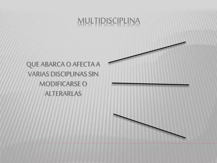 multidisciplina