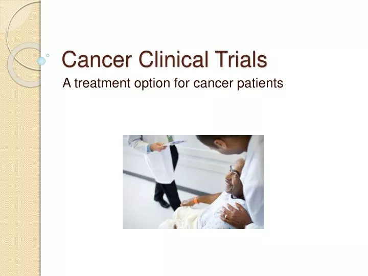 cancer clinical trials