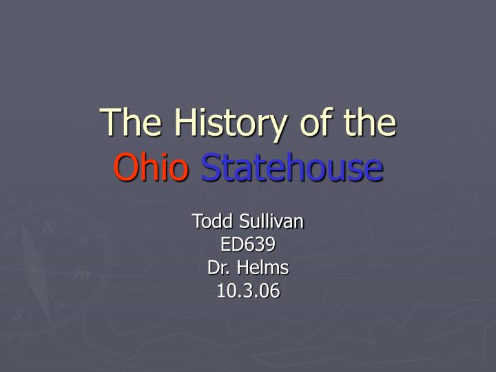 the history of the ohio statehouse