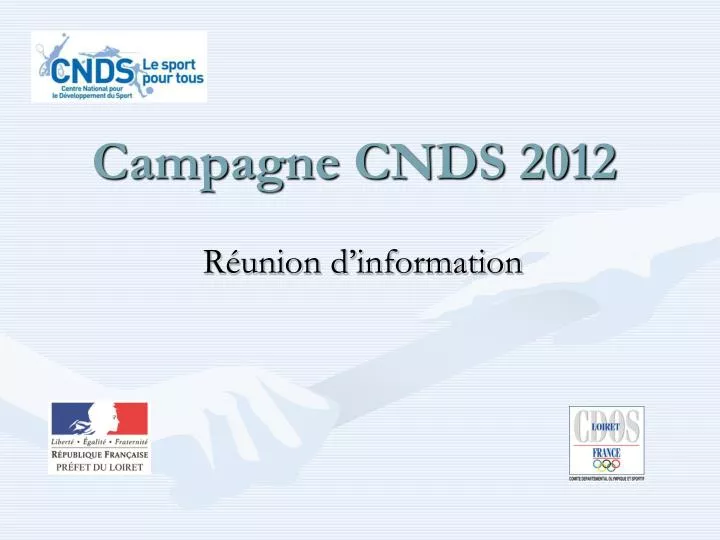 campagne cnds 2012