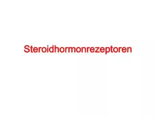 steroidhormonrezeptoren