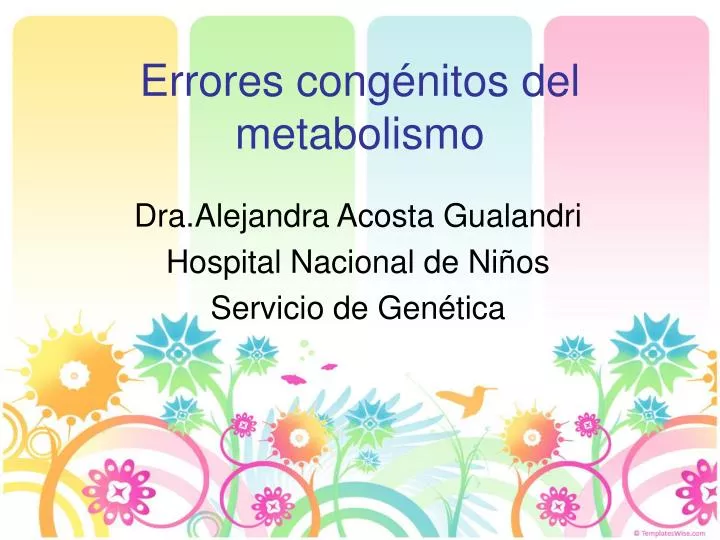 errores cong nitos del metabolismo