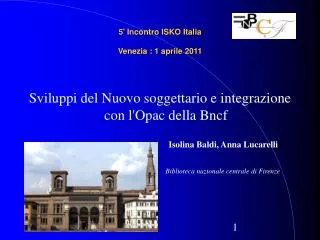 5' Incontro ISKO Italia Venezia : 1 aprile 2011
