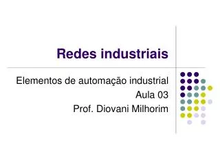 redes industriais