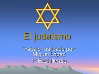 el juda smo