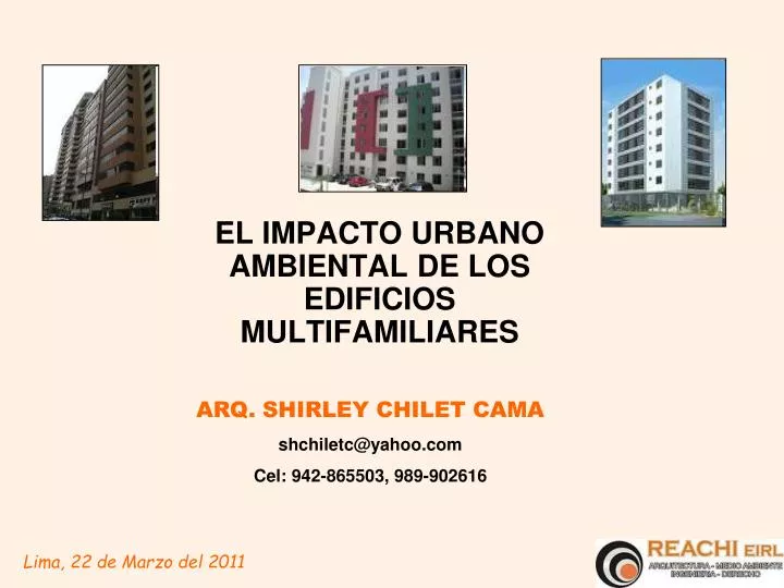 el impacto urbano ambiental de los edificios multifamiliares