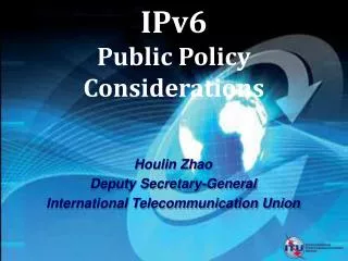 IPv6 Public Policy Considerations