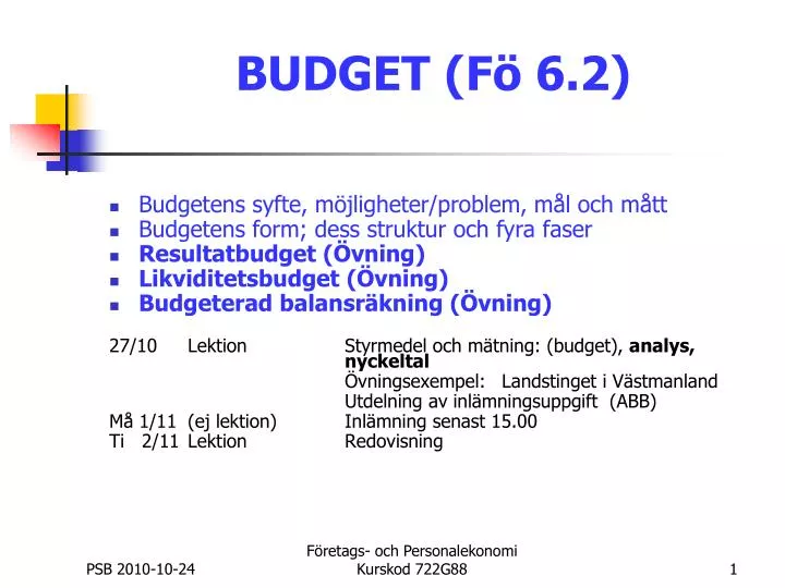 budget f 6 2