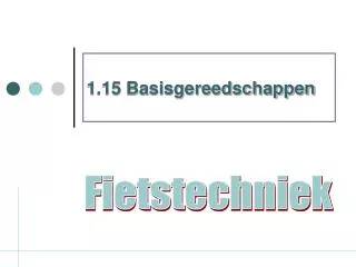 1 15 basisgereedschappen