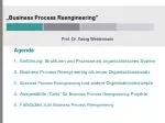 „Business Process Reengineering" - slide 1