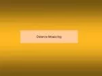 Distance Measuring - slide 1