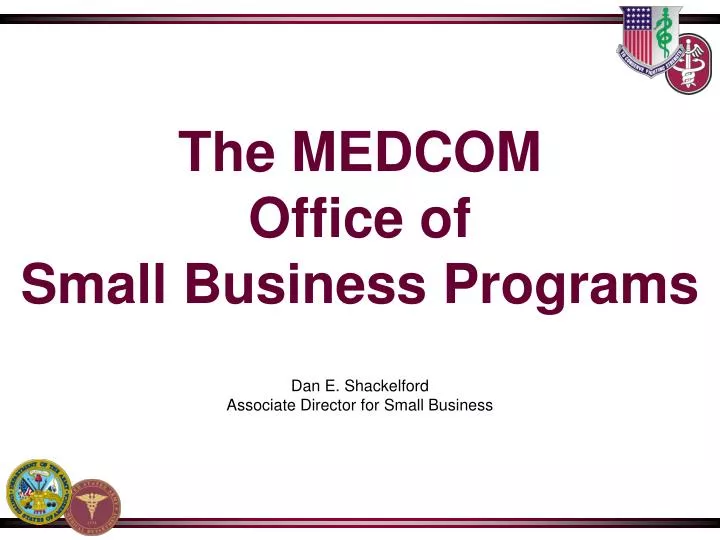 the medcom office of small business programs