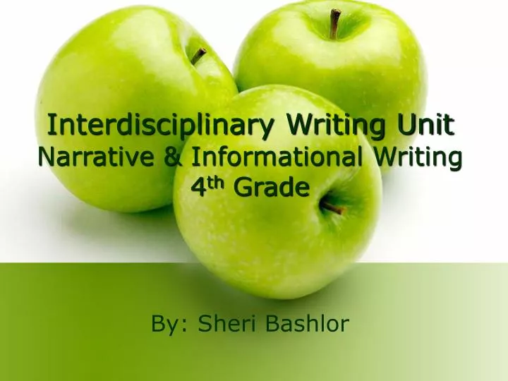 interdisciplinary writing unit narrative informational writing 4 th grade