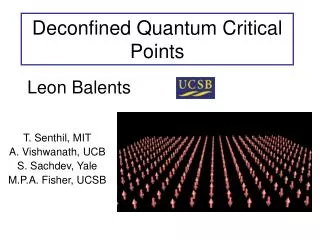 Deconfined Quantum Critical Points