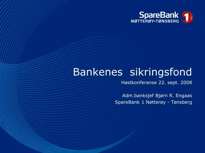 bankenes sikringsfond