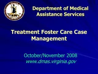 Department of Medical Assistance Services