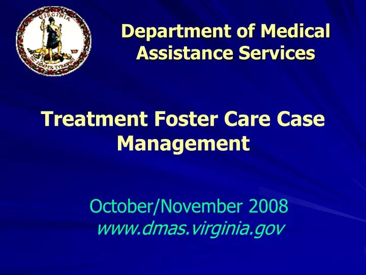 department of medical assistance services