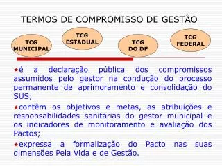 termos de compromisso de gest o