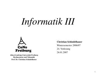 Informatik III