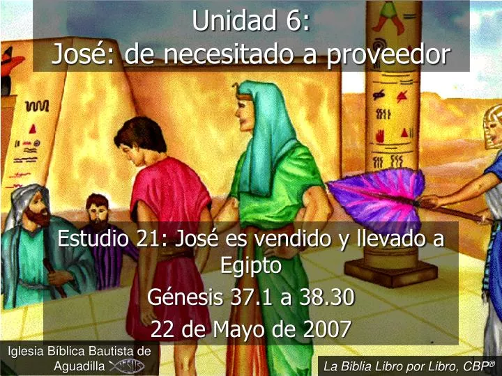 unidad 6 jos de necesitado a proveedor