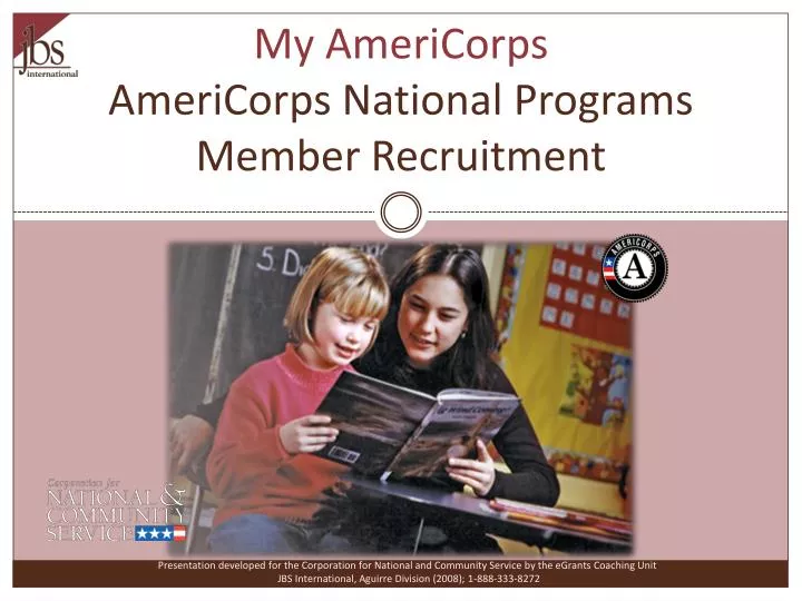 my americorps americorps national programs member recruitment