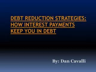 Debt Reduction Strategies