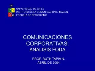 COMUNICACIONES CORPORATIVAS: ANALISIS FODA