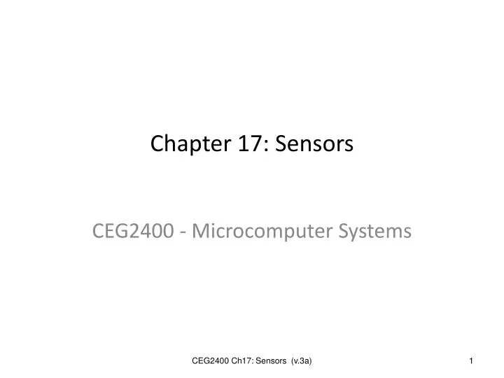 chapter 17 sensors