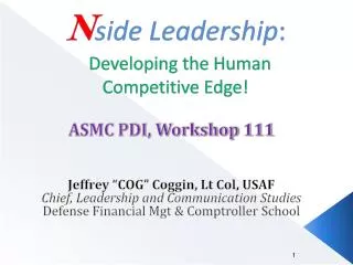N side Leadership : Developing the Human Competitive Edge!
