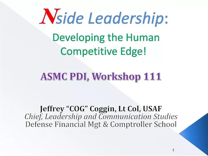 n side leadership developing the human competitive edge