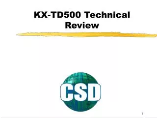 KX-TD500 Technical Review