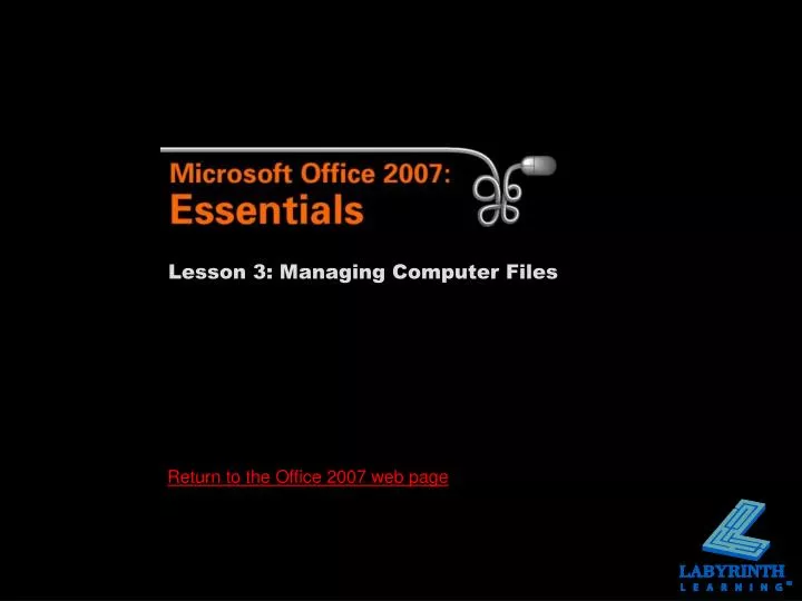 lesson 3 managing computer files