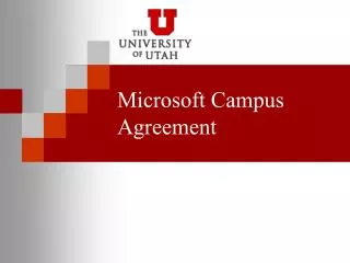 Microsoft Campus Agreement