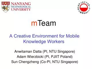 A Creative Environment for Mobile Knowledge Workers