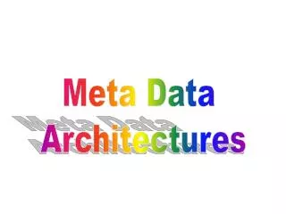 Meta Data Architectures