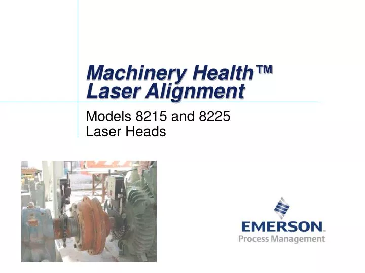 machinery health laser alignment