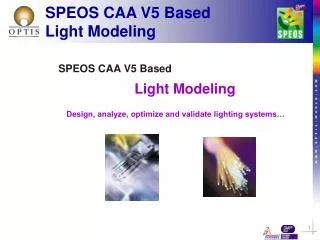 SPEOS CAA V5 Based Light Modeling
