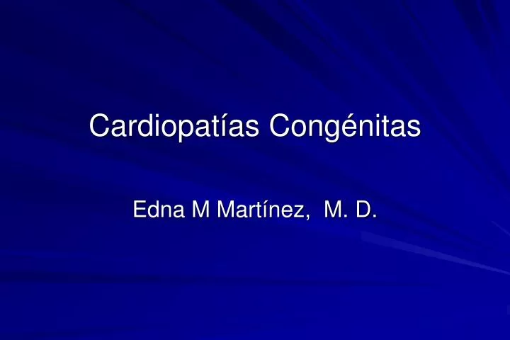 cardiopat as cong nitas