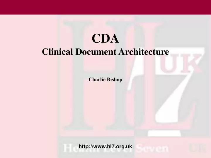 cda clinical document architecture