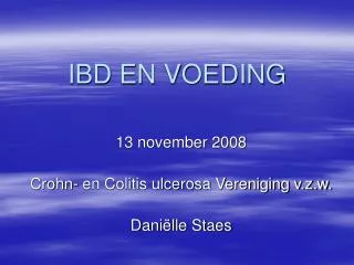 ibd en voeding