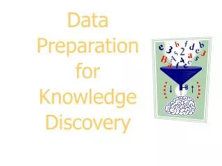 Data Preparation for Knowledge Discovery