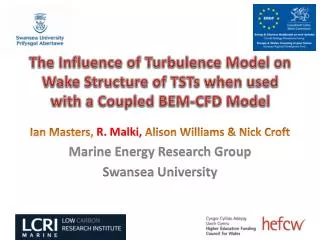 The Influence of Turbulence Model on Wake Structure of TSTs when used with a Coupled BEM-CFD Model