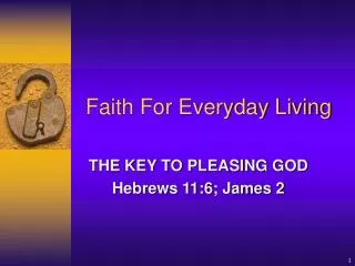 Faith For Everyday Living