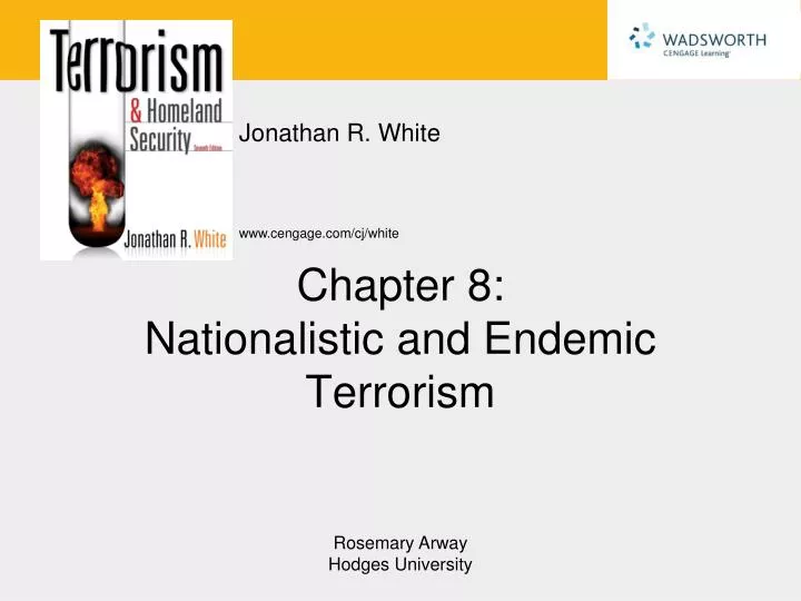 chapter 8 nationalistic and endemic terrorism
