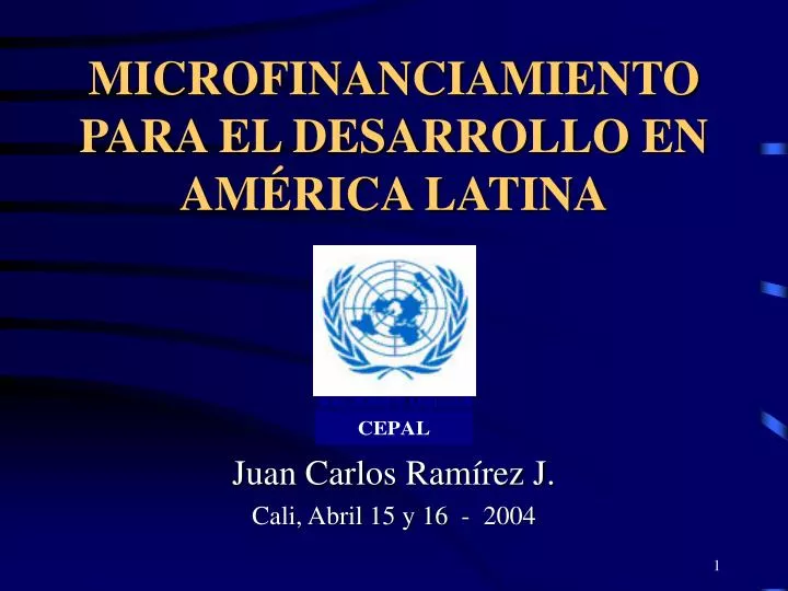 microfinanciamiento para el desarrollo en am rica latina