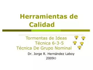 herramientas de calidad