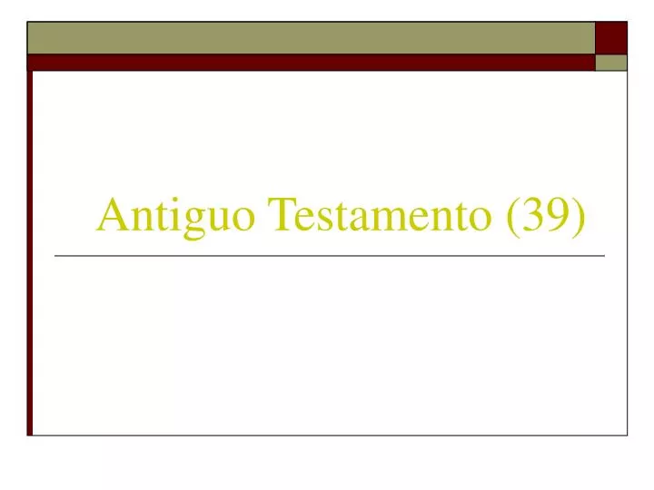 antiguo testamento 39