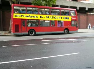 AHCP Conference 16 – 20 AUGUST 2008